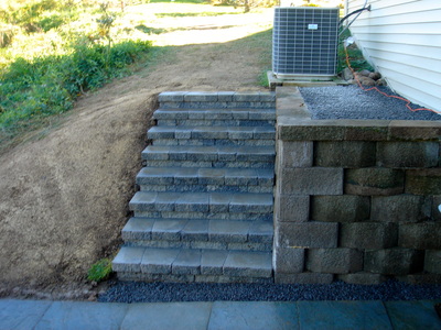 Steps & Backyard Landscaping Ideas By Acorn Ponds & Waterfalls In Rochester NY Near Me